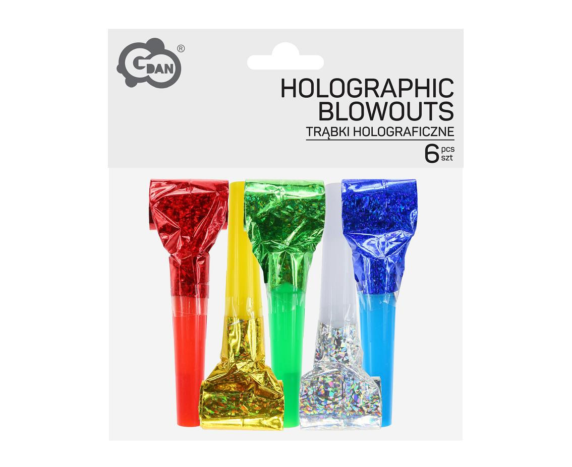 Holographic blowouts, 6 pcs