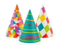 Paper hats, 3 pcs