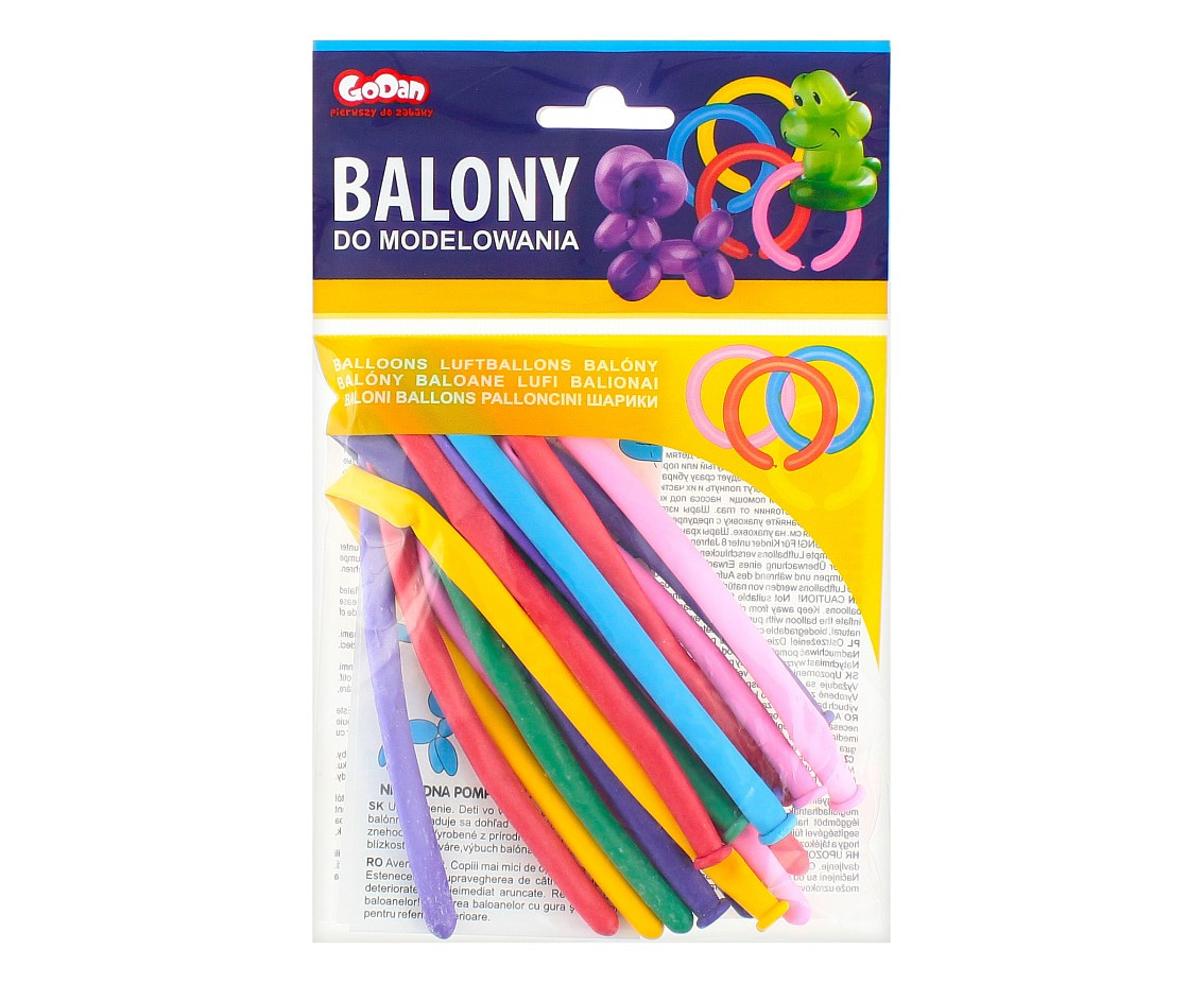 Balloons Godan, pastel set "primus 10", 10pcs