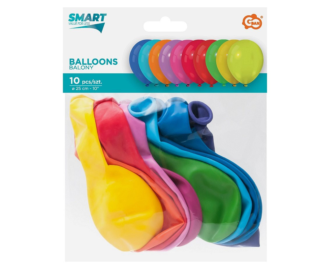 Balloons Godan 10", pastel anna 10 set, 10pcs