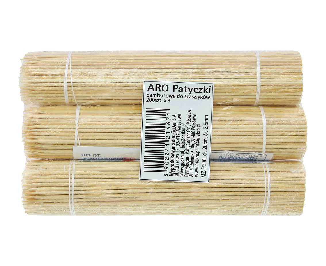 ARO Skewers 20 cm, 200 pcs. x 3 EOL