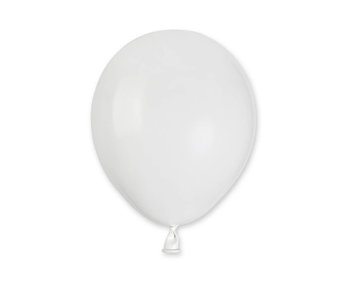 Balony Gemar 5", pastel białe, 100szt.