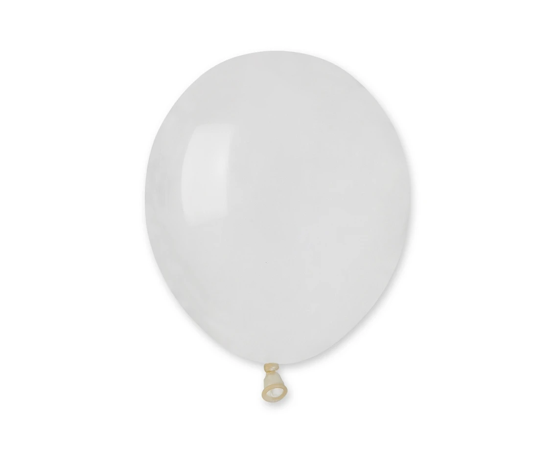 Balony Gemar 5", pastel transparentne, 100szt.