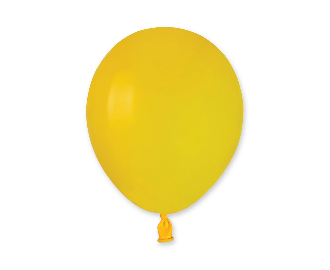 Balony Gemar 5", pastel żółte, 100szt.