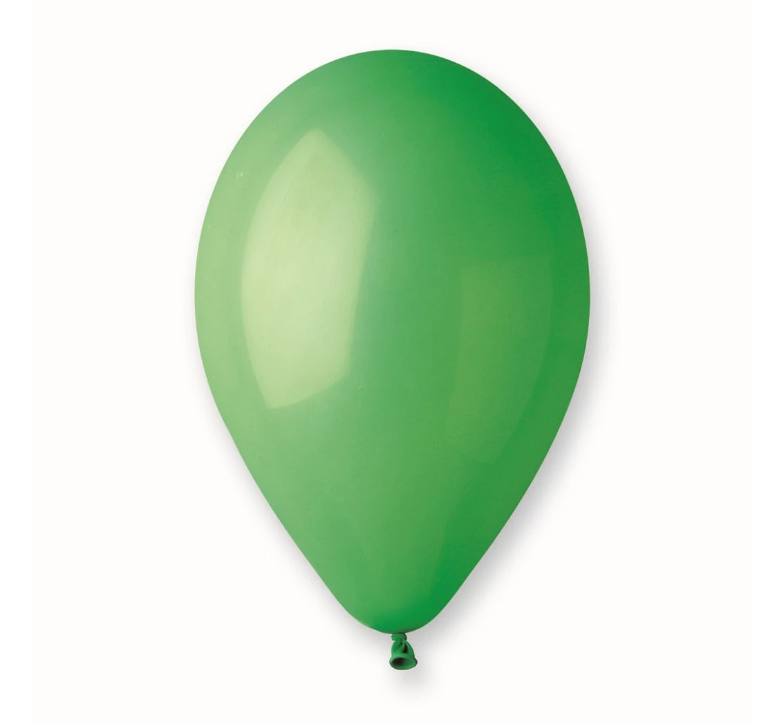 Balony Gemar 9", pastel zielone, 100szt.