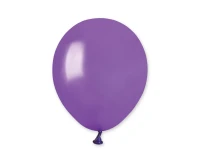Balony Gemar 5", metalik fioletowe, 100szt. KK