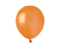 Balony Gemar 5", metalik pomarańczowe, 100szt. KK