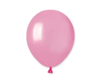 Balony Gemar 5", metalik różowe, 100szt.