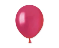 Balony Gemar 5", metalik czerwone, 100szt.