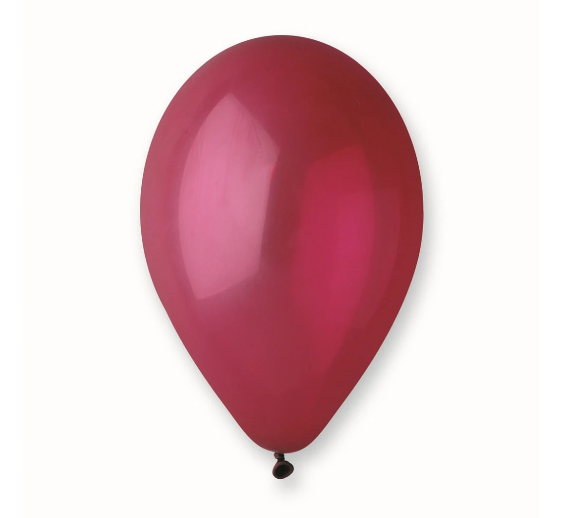 Balony Gemar 10", pastel burgundowe, 100szt.