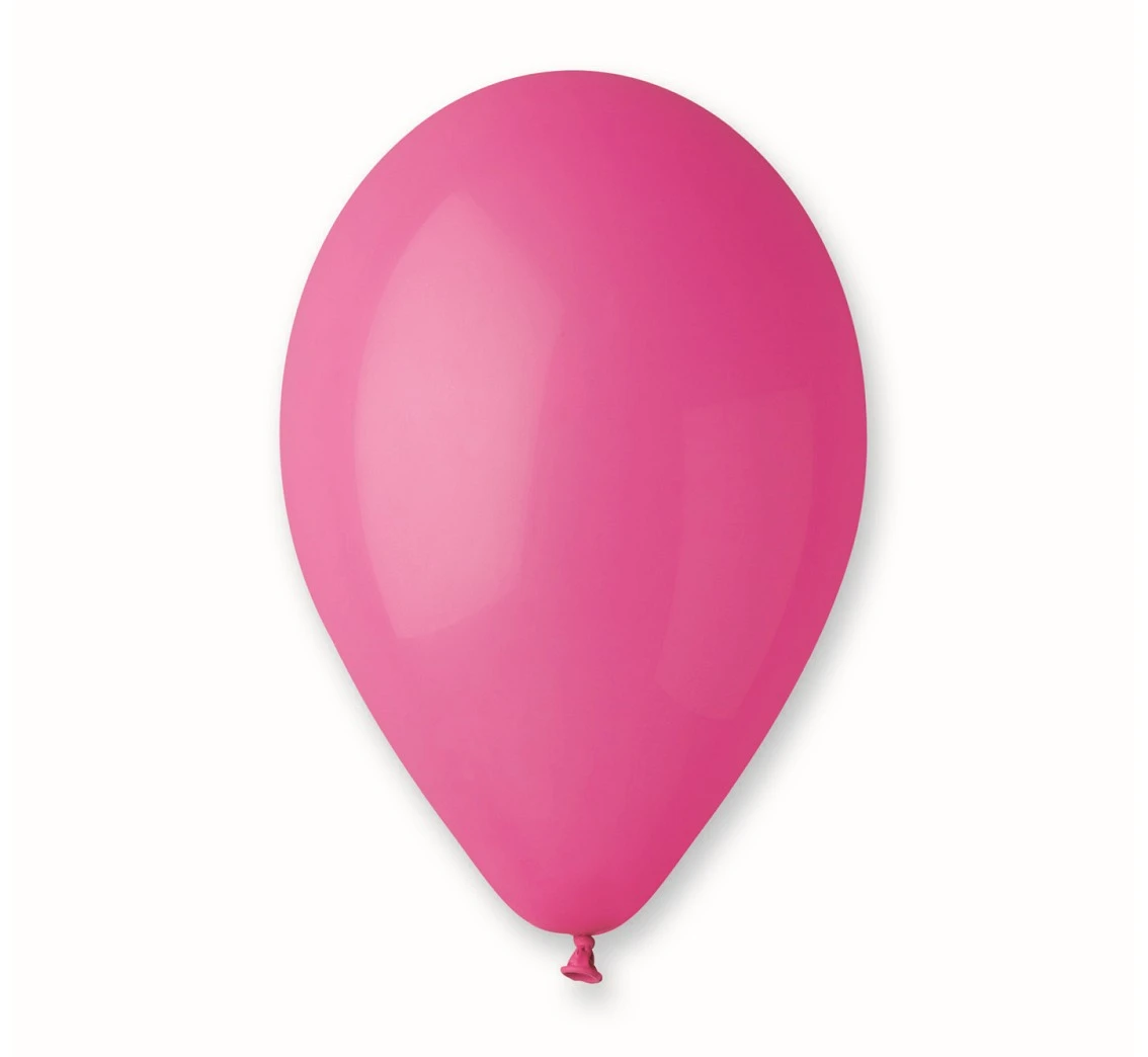 Balony Gemar 10", pastel ciemnoróżowe, 100szt.