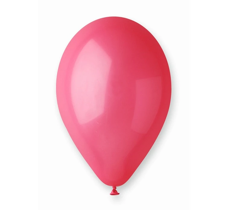 Balony Gemar 10", pastel czerwone, 100szt.
