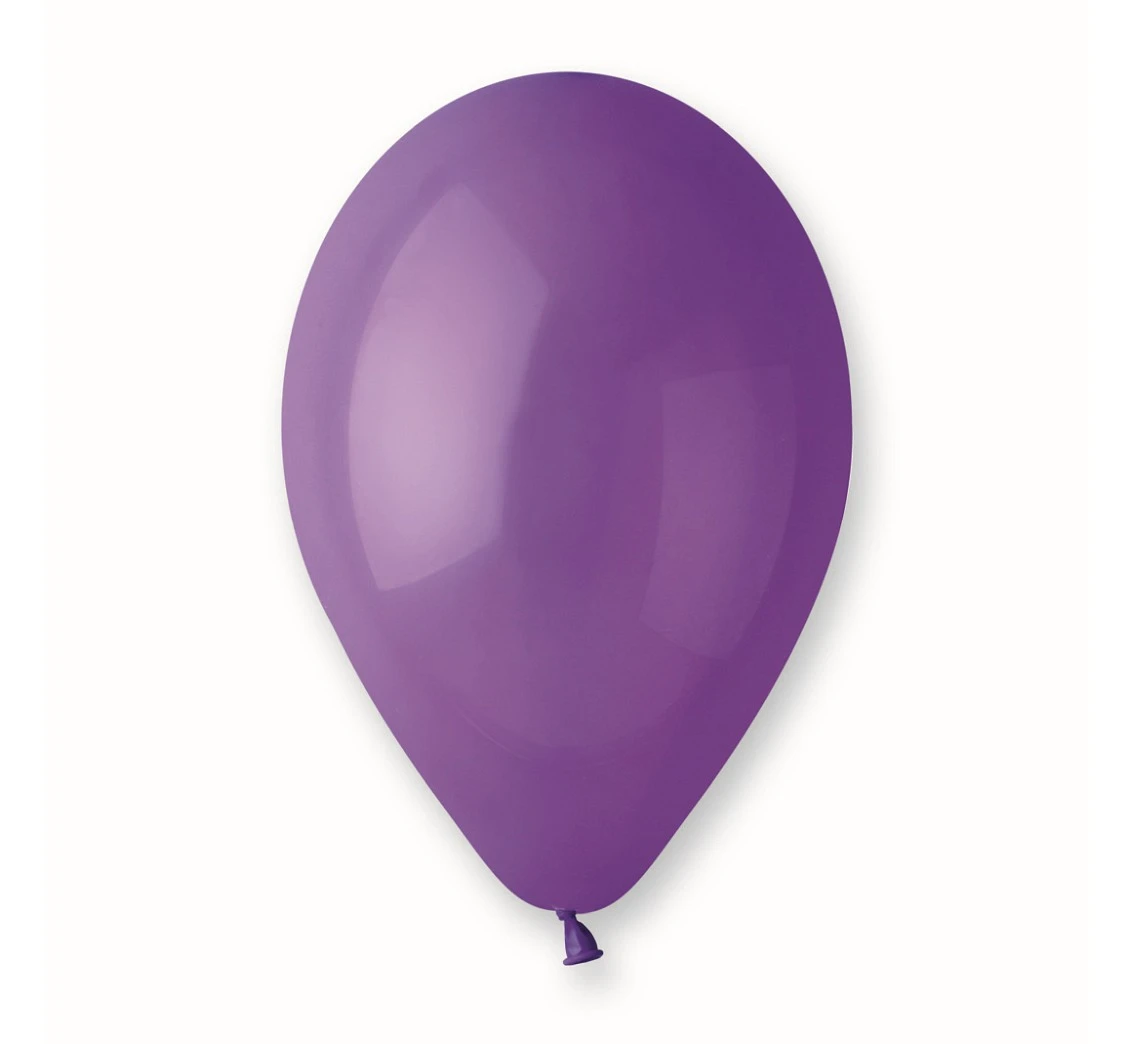 Balony Gemar 10", pastel fioletowe, 100szt.
