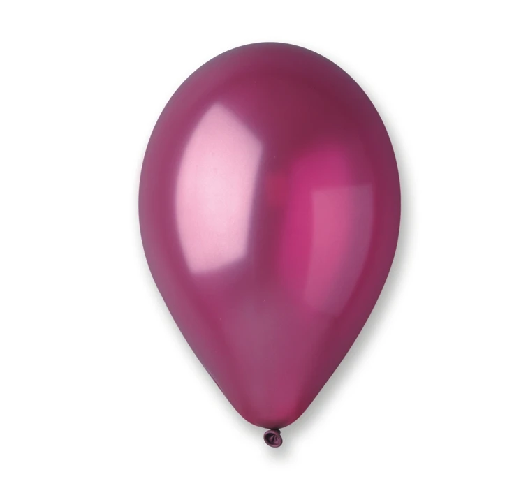 Balony Gemar 10", metalik bordowe, 100szt.