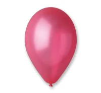 Balony Gemar 10", metalik czerwone, 100szt.