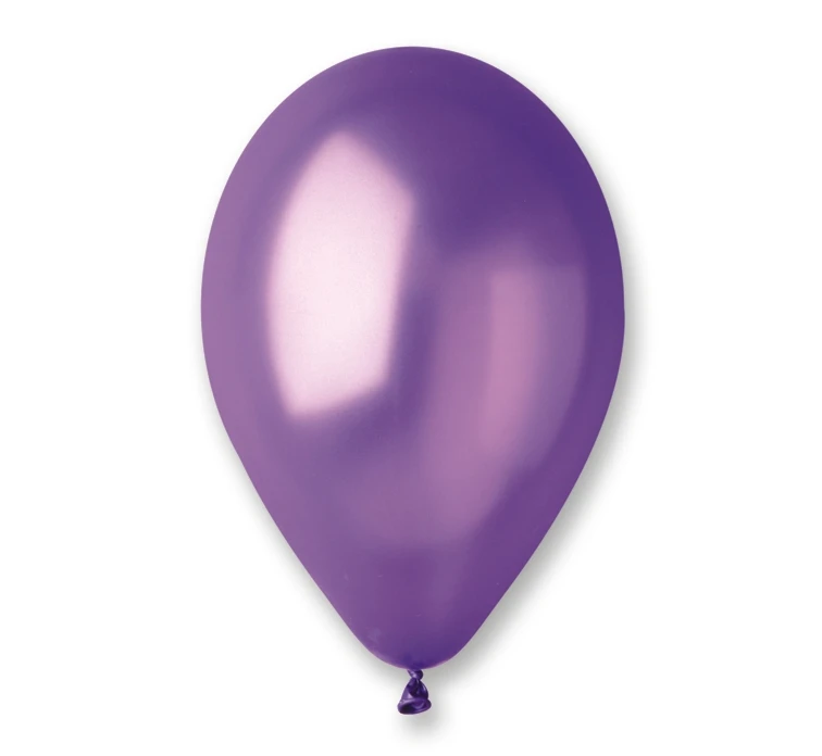 Balony Gemar 10", metalik fioletowe, 100szt.