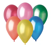 Balony Gemar 10", metalik mix, 100szt.
