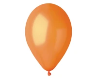 Balony Gemar 10", metalik pomarańczowe, 100szt.