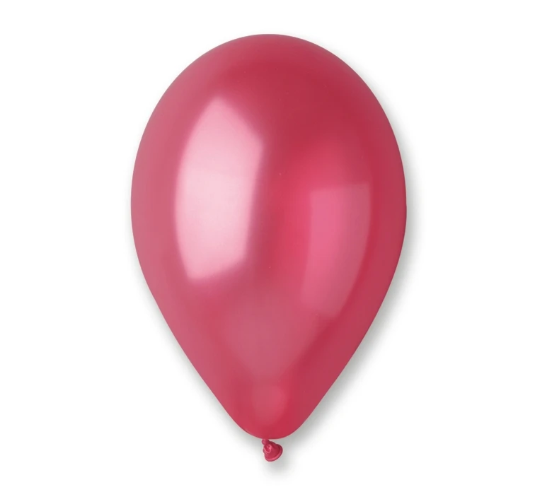Balony Gemar 10", metalik wiśniowe, 100szt.