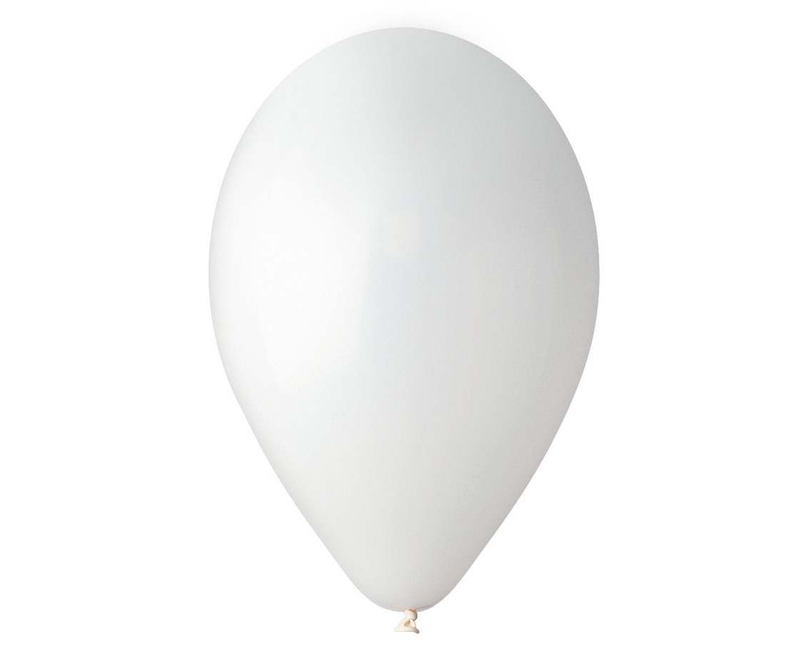 Balony Gemar 12", pastel białe, 100szt.