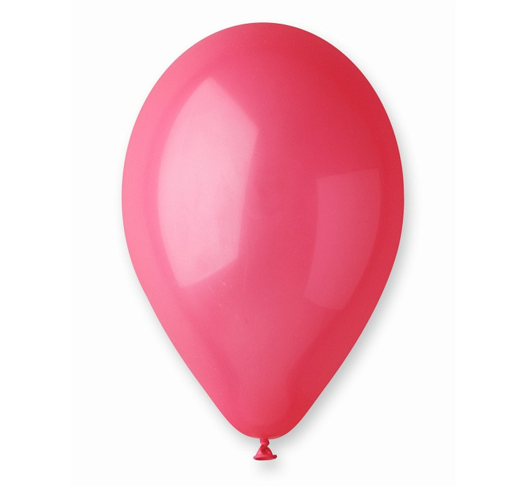 Balony Gemar 12", pastel czerwone, 100szt.