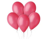 Balony Gemar 12", pastel czerwone, 100szt.