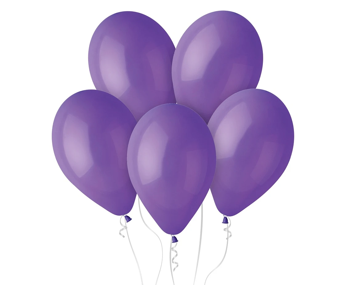 Balony Gemar 12", pastel fioletowe, 100szt.