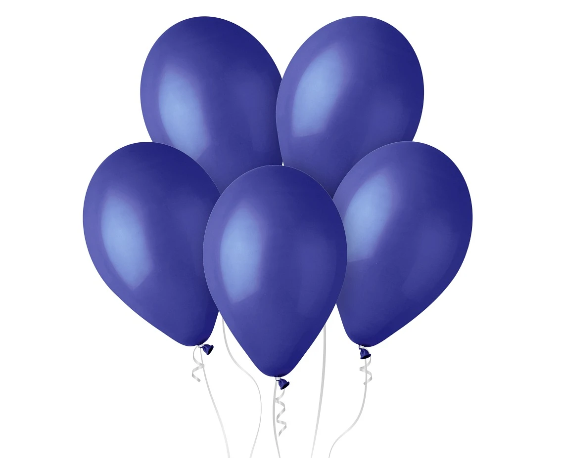 Balony Gemar 12", granatowe, 100szt.