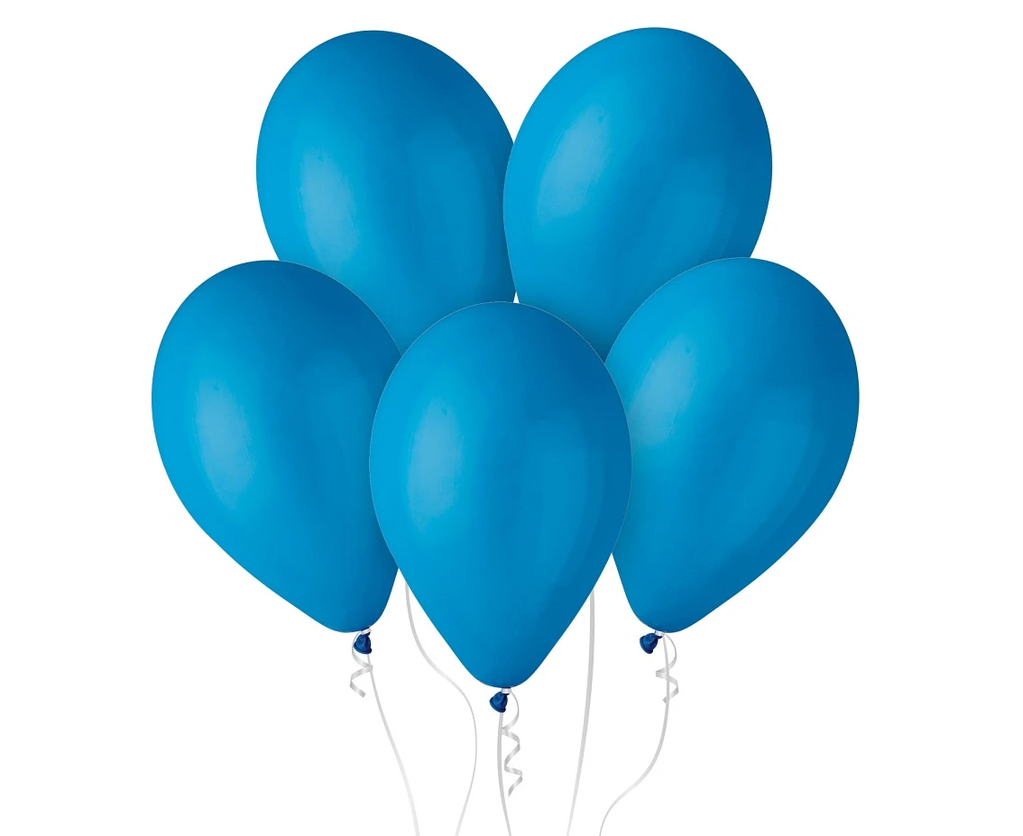 Balony Gemar 12", pastel niebieskie, 100szt.