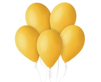 Balony Gemar 12", pastel ciemnożółte, 100szt.