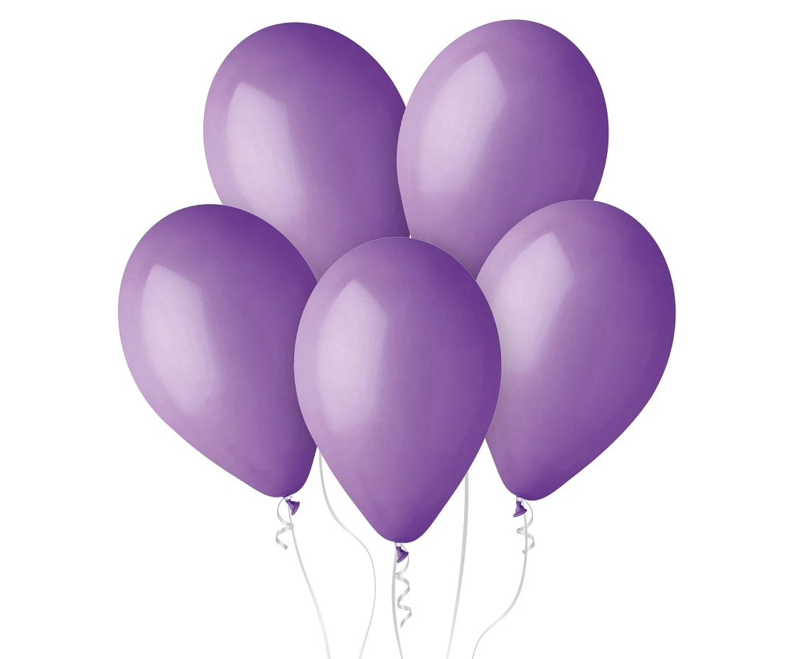 Balony Gemar 12", pastel lawendowe, 100szt.