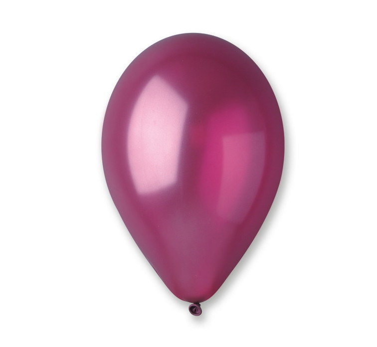 Balony Gemar 12", metalik bordowe, 100szt.