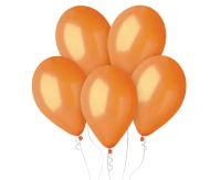 Balony Gemar 12", metalik pomarańczowe, 100szt.