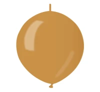 Balony Gemar 13", metalik do girland złoty, 100szt.