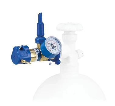 Classic Inflator with tilt valve, with ribbon cutter