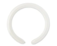 Balloons Gemar, modelling balloon, white, 100pcs
