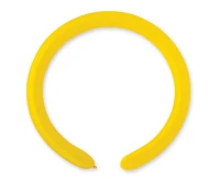 Balloons Gemar, modelling balloon, yellow, 100pcs