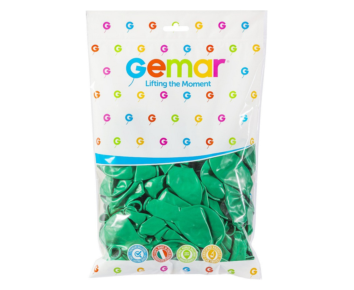 Balloons Gemar 10", pastel winter green, 100pcs