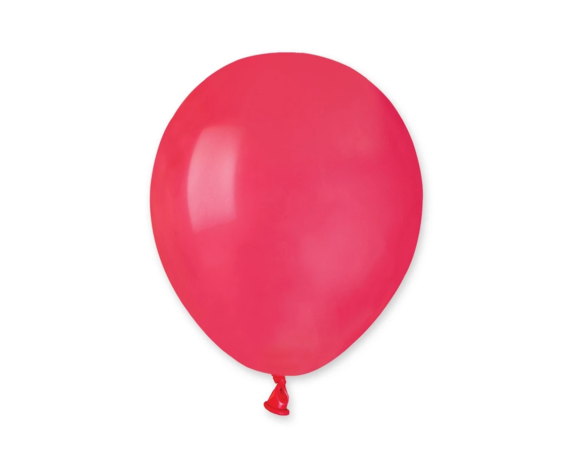 Balony Gemar 5", pastel czerwone, 100szt.