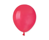 Balony Gemar 5", pastel czerwone, 100szt.
