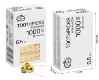 Wooden Toothpicks 2 x 65mm (Godan) /1000 pieces