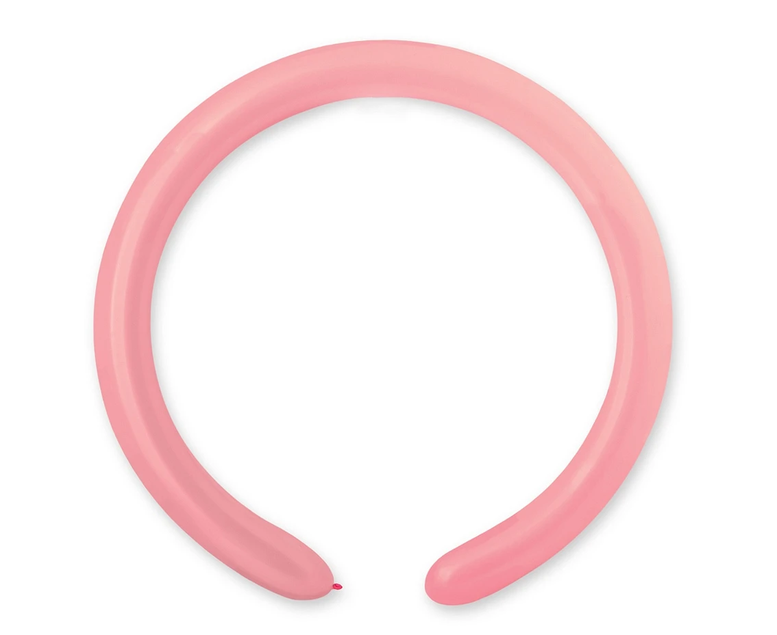 Balloons Gemar, modelling balloon, light pink, 100pcs