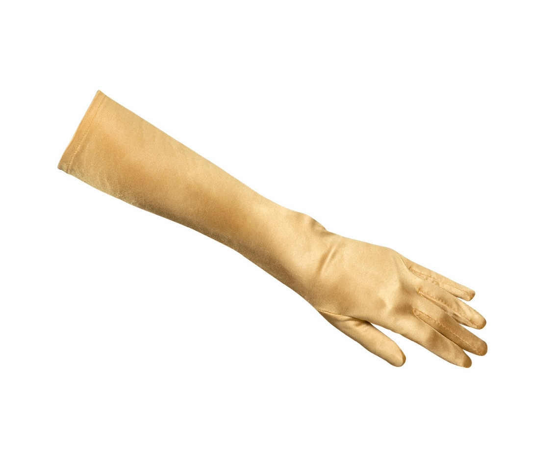 Gloves elbow, gold
