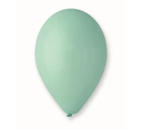 Balony Gemar 10", pastel turkusowozielone macaron, 100szt.