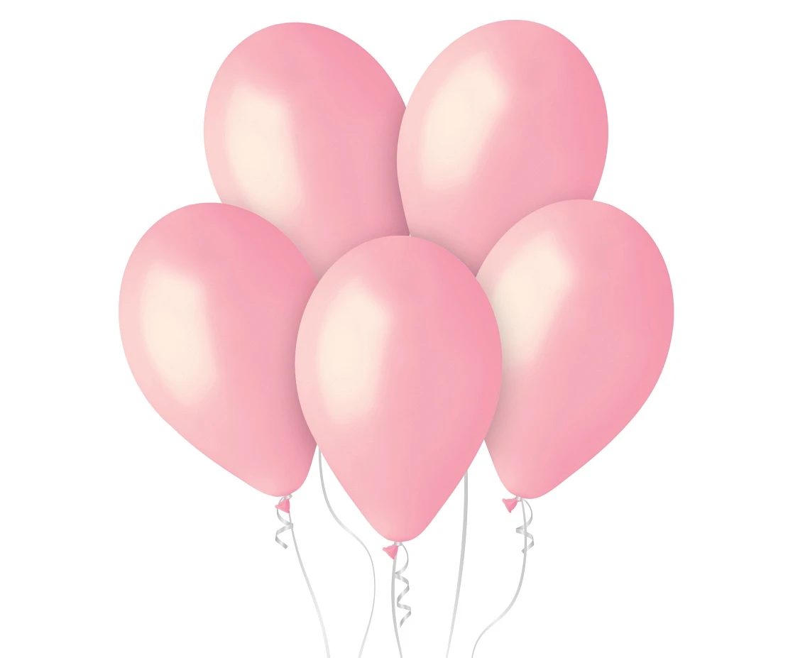 Balony Gemar 12", pastel jasnoróżowe, 100szt.