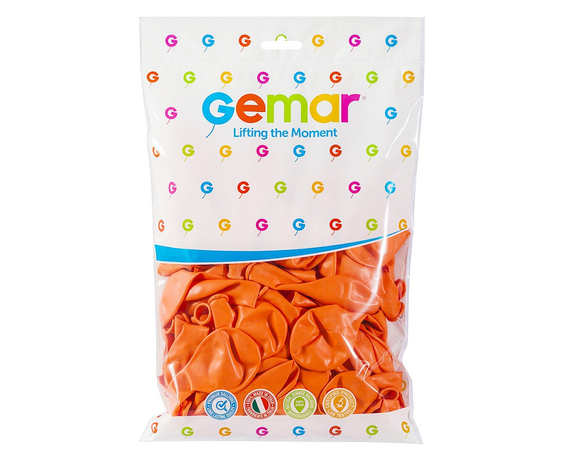 Balony Gemar 12", pastel brzoskwiniowe macaron, 100szt.
