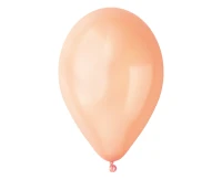 Balony Gemar 10", metalik łososiowe, 100szt. KK
