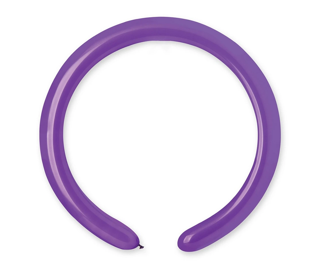 Balloons Gemar, modelling balloon, purple, 100pcs