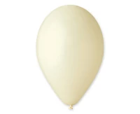 Balony Gemar 10", pastel kość słoniowa macaron, 100szt.