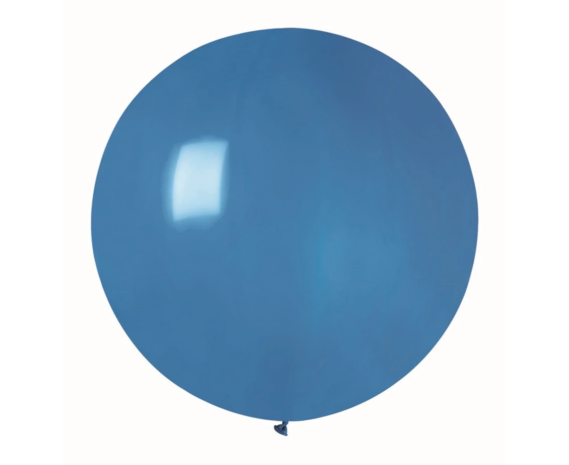 Balony Gemar, pastel kula 0.75m niebieska, 1szt.